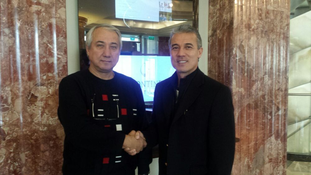 Acef Said e Sergey Fazlullin, em Moscou