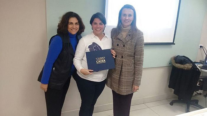 Diretoras da CAA-PR recepcionaram a palestrante Letícia Ghesti
