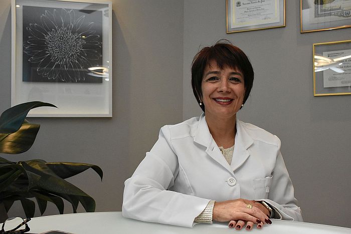 A médica endocrinologista Silmara Leite, presidente da SBEM-PR 
