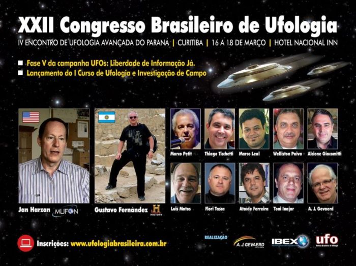 Debates sobre ufologia começam nesta sexta-feira, em Curitiba - Foto: Divulgação