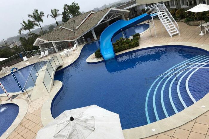 A piscina é a maior da rede hoteleira do litoral do estado - Foto: Divulgação