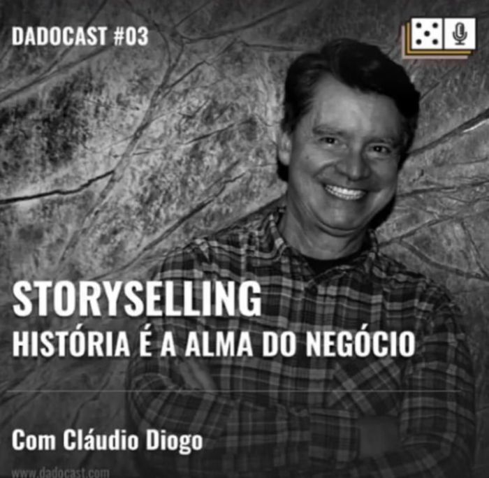  Cláudio Diogo foi o convidado do DadoCast - Foto: Divulgação