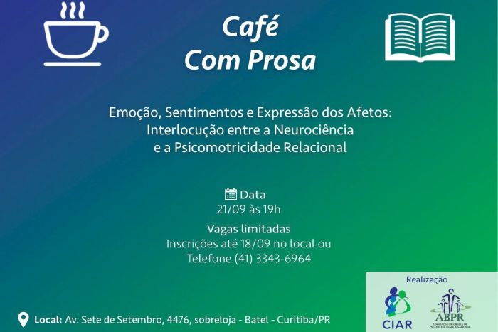 Café com Prosa do CIAR de Curitiba