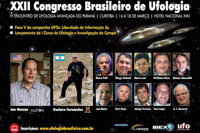 Ufólogos apresentam pesquisas sobre alienígenas e fenômenos extraterrestres em congresso de Ufologia