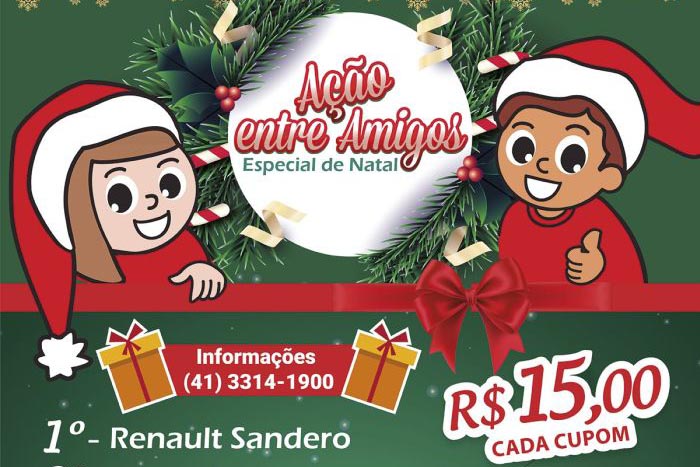 Pequeno Cotolengo do Paraná promove sorteio de carro e moto 0km em ‘Ação Entre Amigos - Especial Natal’  