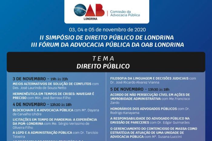 IPDA participa do II Simpósio de Direito Público de Londrina