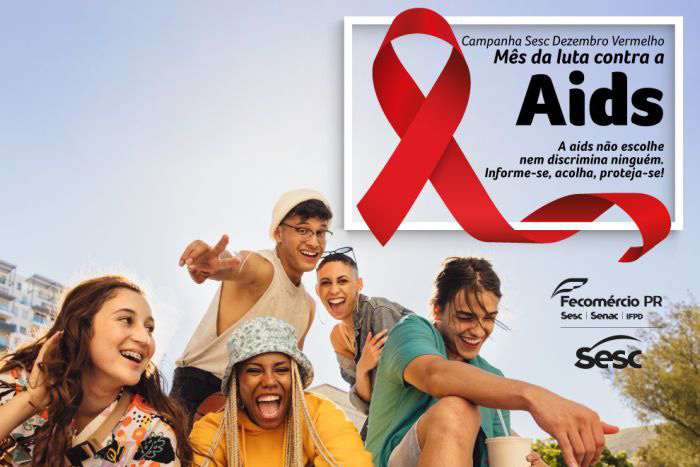 Campanha Sesc Dezembro Vermelho: mês da luta contra a aids