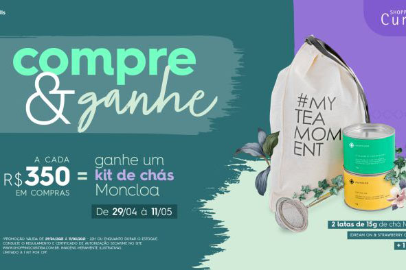 Shopping Curitiba presenteia clientes com kit da Moncloa no Dia das Mães