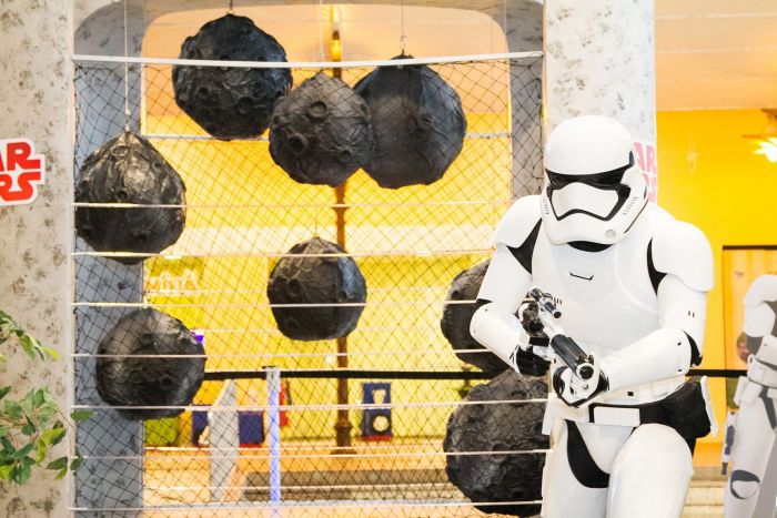 Atração Star Wars no Shopping Estação
