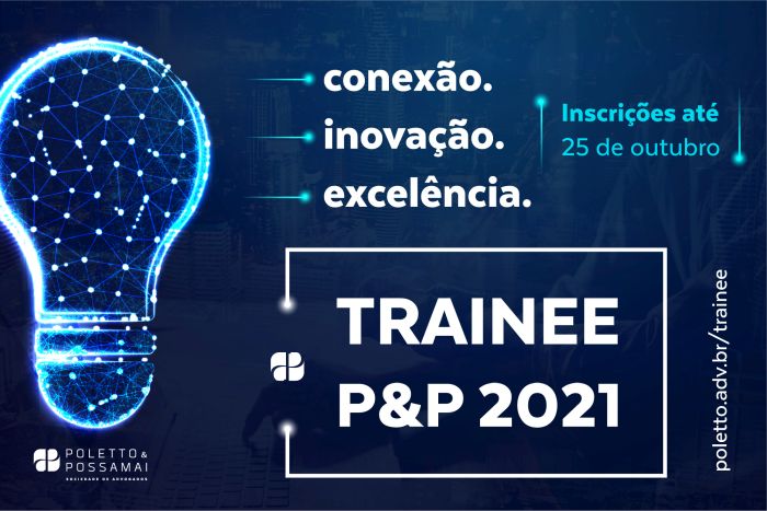 Programa Trainee P&P 2021 recebe inscrições até dia 25 de outubro