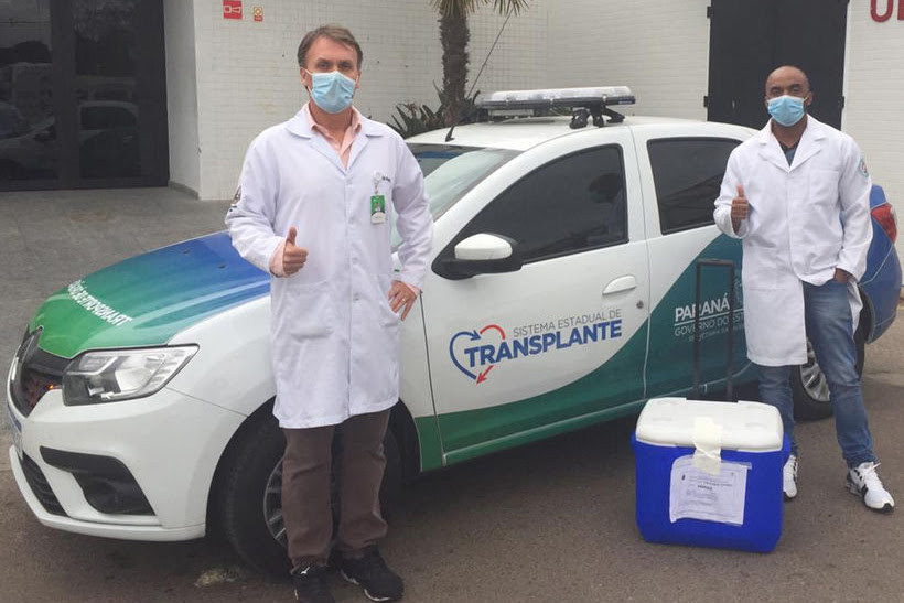 Paraná mantém a liderança nas doações de órgãos mesmo durante a pandemia