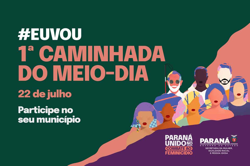 Caminhada contra o feminicídio acontece neste sábado, 22 de julho, em Curitiba