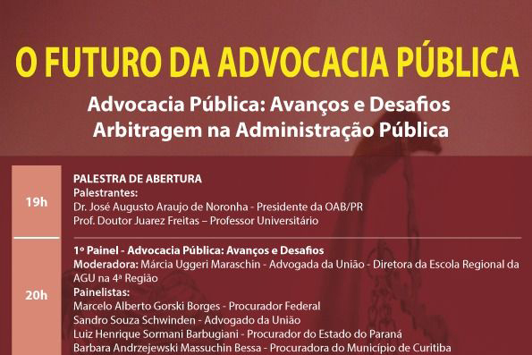 Procuradores do Estado debatem o futuro da Advocacia Pública na OAB Paraná
