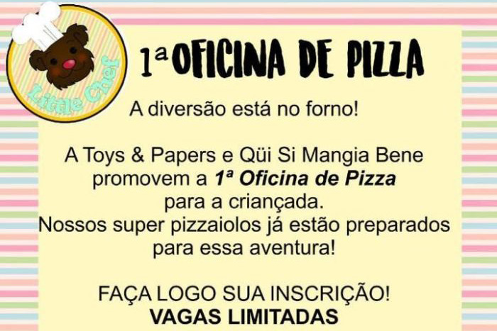 Shopping Novo Batel recebe 1ª Oficina de Pizza para Crianças