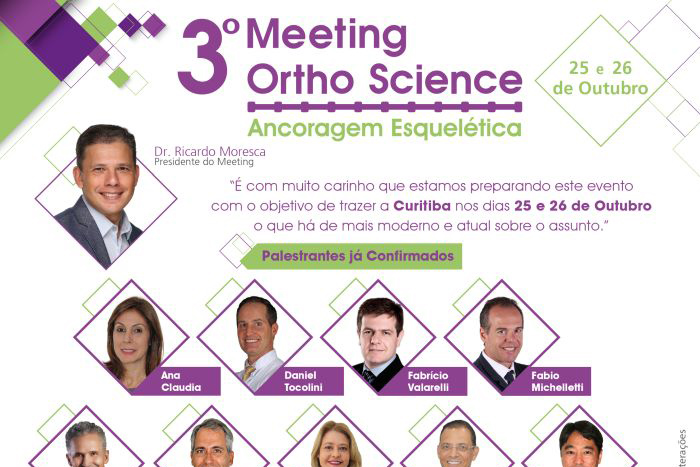 3º Meeting Ortho Science traz novidades sobre ancoragem esquelética no tratamento ortodôntico