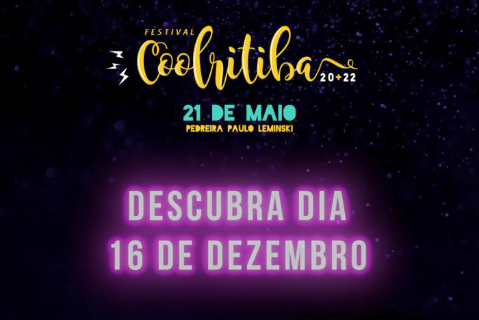 Festival Coolritiba anuncia line-up e libera vendas de ingressos na próxima quinta-feira