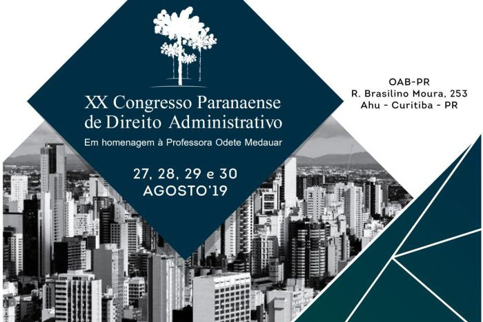IPDA abre nesta terça-feira XX Congresso Paranaense de Direito Administrativo