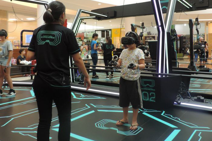 Evento traz experiência de realidade virtual para shopping curitibano