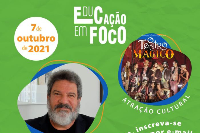 Evento on-line e gratuito para professores recebe Mario Sergio Cortella e O Teatro Mágico