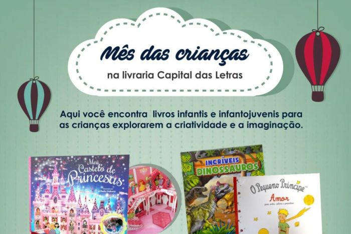 CAA/PR e Capital das Letras lançam promoção “Mês das Crianças”