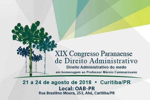 XIX Congresso Paranaense de Direito Administrativo do IPDA acontece em agosto