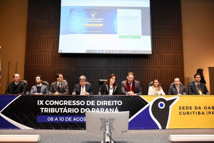 Procuradores municipais de Curitiba prestigiaram o Congresso de Direito Tributário do Paraná