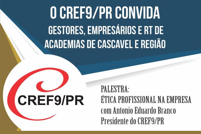 CREF9/PR realiza encontro em Cascavel para discutir ética nas academias