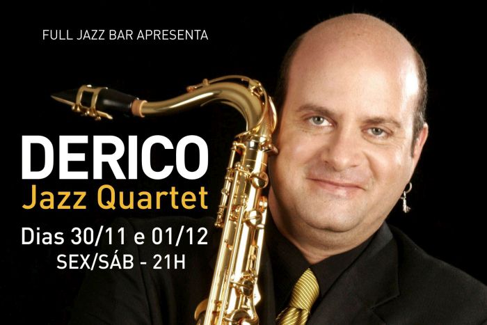 Saxofonista Derico Sciotti faz duas apresentações no Full Jazz Bar