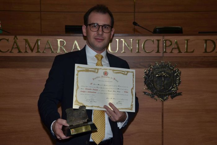 Advogado Alessandro Panasolo recebe Prêmio Ecologia e Ambientalismo