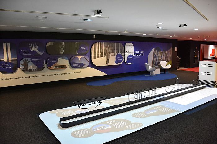 Últimos dias para conferir a exposição interativa inédita sobre vida e obra de Niemeyer