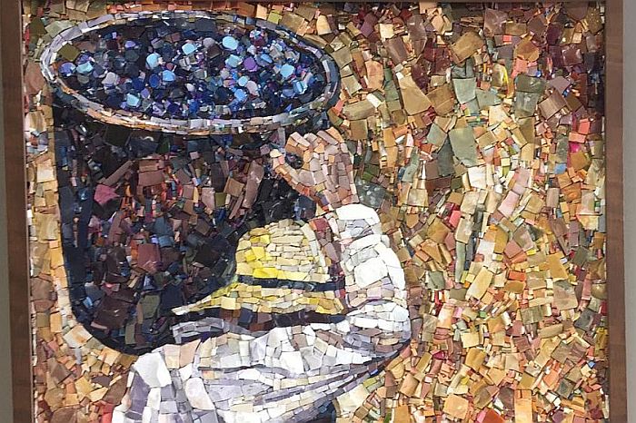 Exposição de mosaico é a nova atração do Espaço Cultura da CAA-PR