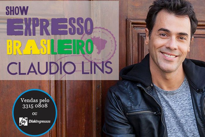 Advogados têm 50% de desconto para assistir o show Expresso Brasileiro – Claudio Lins