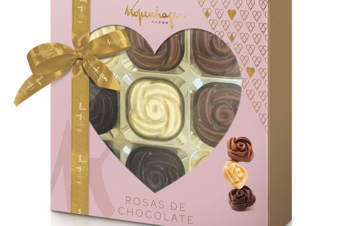 Kopenhagen aposta em rosas de chocolate para o Dia das Mães