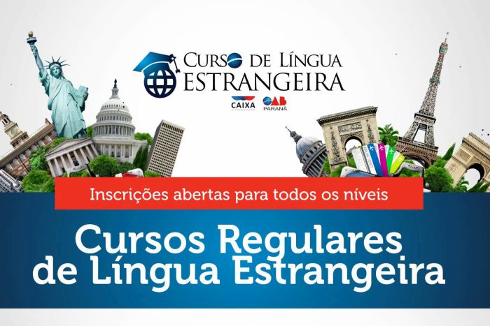 CAA/PR abre inscrições para cursos de língua estrangeira no Edifício Maringá