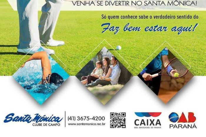 Clube Santa Mônica de Curitiba é o novo conveniado da CAA/PR 