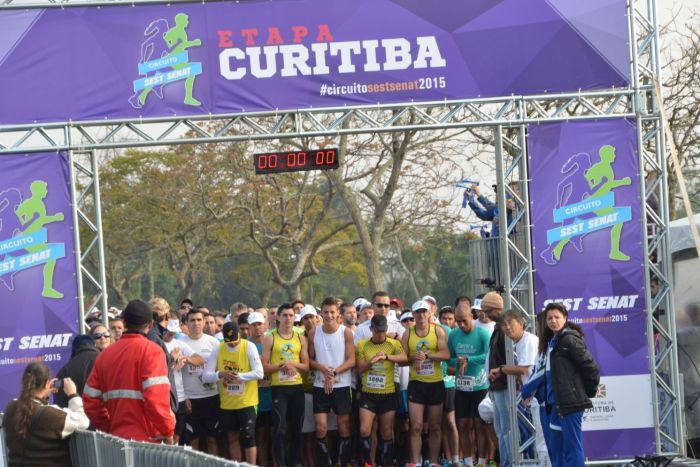 No domingo, Curitiba recebe o Circuito SEST SENAT 2017