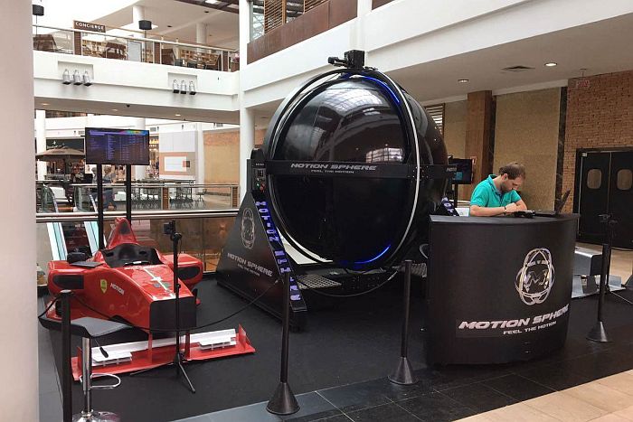 Shopping Crystal recebe simuladores de automobilismo