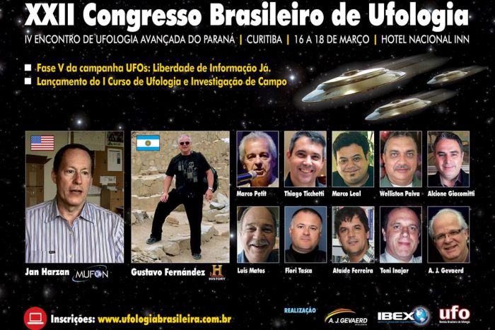 Ufólogo dos EUA revela segredo do Pentágono no Congresso de Ufologia em Curitiba