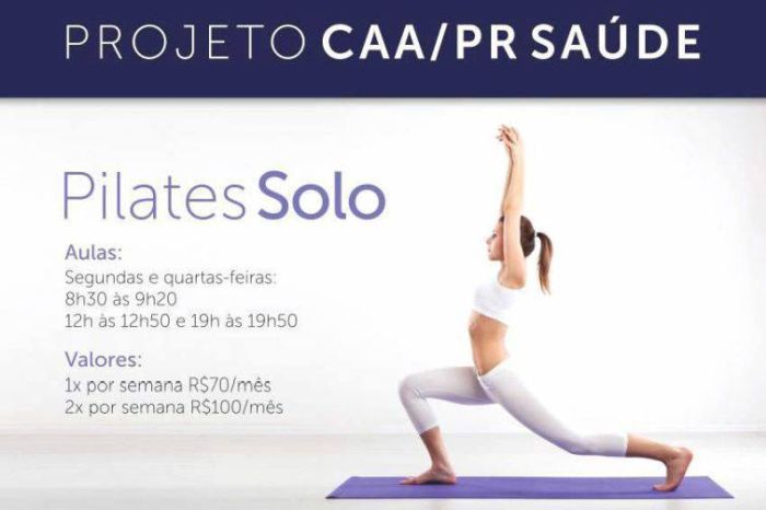 Inscrições abertas para aulas de yoga e pilates no Edifício Maringá