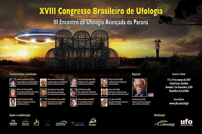 Restam poucas vagas para o Congresso Brasileiro de Ufologia