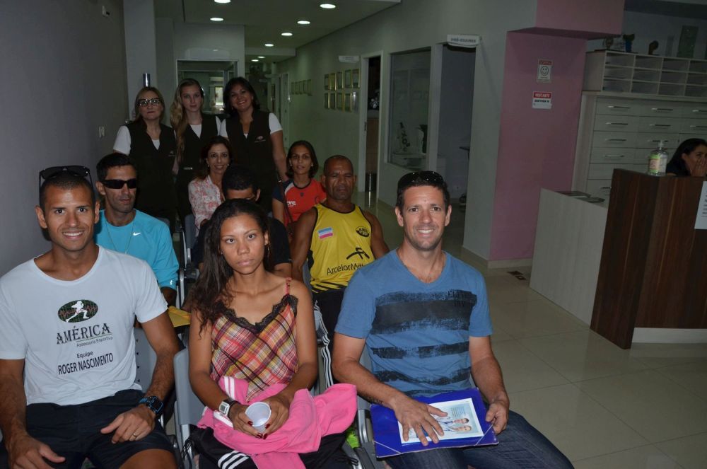 Desportistas estiveram na Clínica Schaefer para os exames classificatórios 