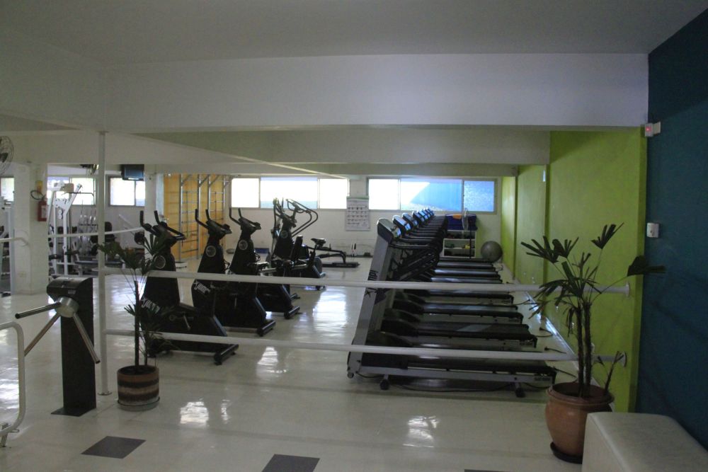 Estrutura do clube oferece muitas atividades, como academia (Divulgação) Estrutura do clube oferece muitas atividades, como academia (Divulgação)
