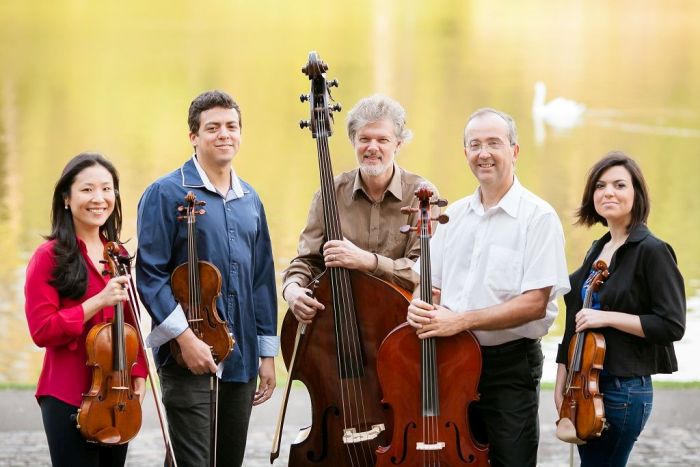 ​5UP, quinteto de cordas da Universidade Positivo - Crédito: Divulgação 
