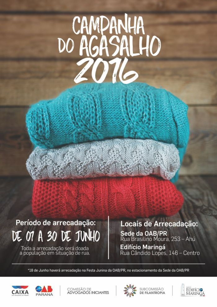 Arrecadação da campanha será destinada à população em situação de rua (Divulgação)