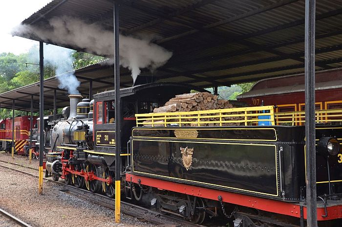 Passeio é conduzido por uma autêntica locomotiva a vapor datada de 1920 (Bebel Ritzmann)