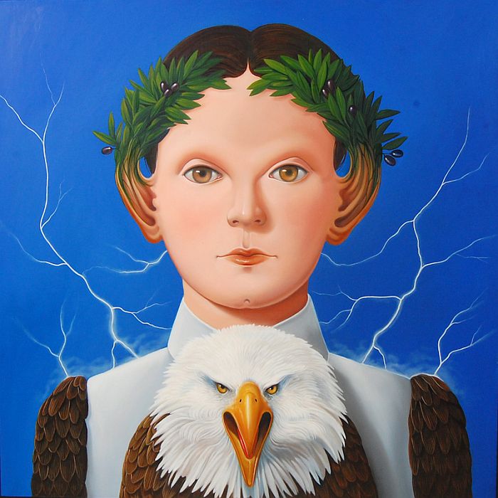 Everson Fonseca - Zeus Menino - 2016 // óleo sobre tela, 100x100 Everson Fonseca - Zeus Menino - 2016 // óleo sobre tela, 100x100