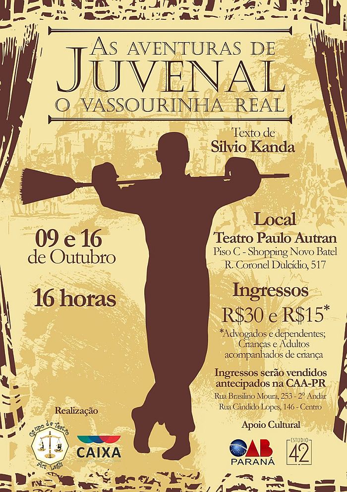 Ingressos a R$ 30 para o público em geral e R$ 15 para advogados e dependentes (Divulgação)