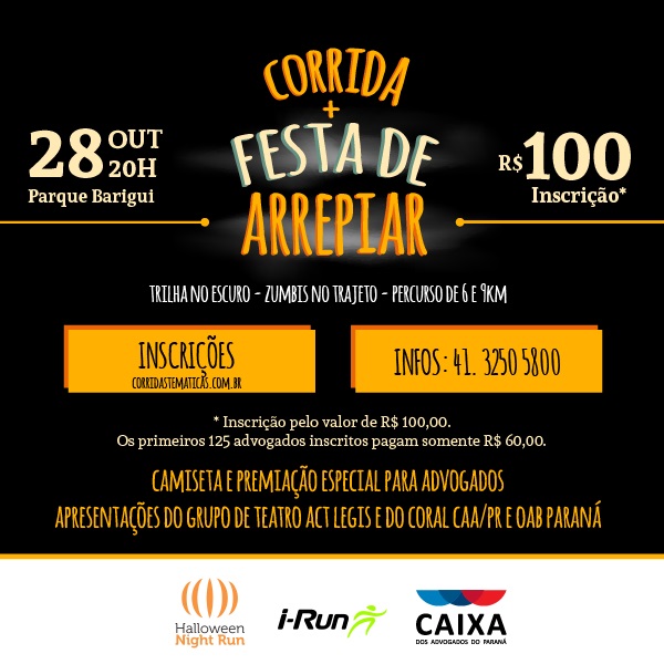 Inscrições abertas pelo site www.corridastematicas.com.br (Divulgação)