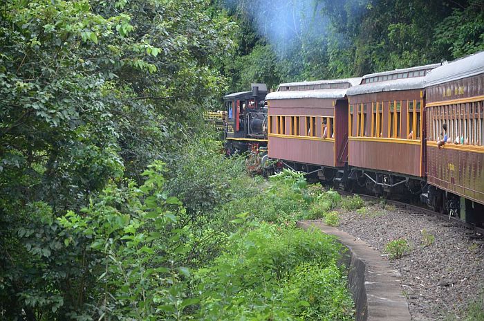 O passeio pela Maria Fumaça no famoso Trem das Termas (Divulgação)
