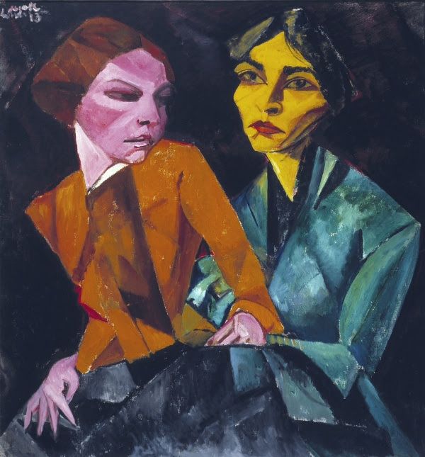 Lasar Segall | Duas Amigas, 1913 | Óleo sobre tela